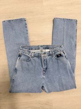 Harley-Davidson Bootcut Jeans Size 10R Light Blue Cotton Denim